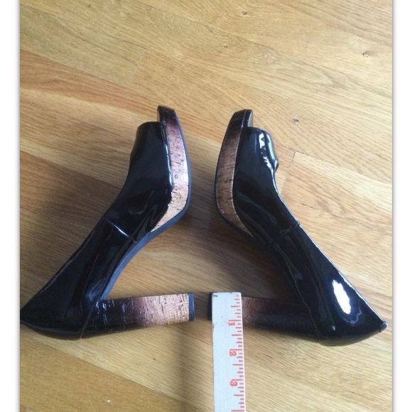 Geox Respira Black Patent Leather Pumps woman’s 7,5 - Picture 6 of 11